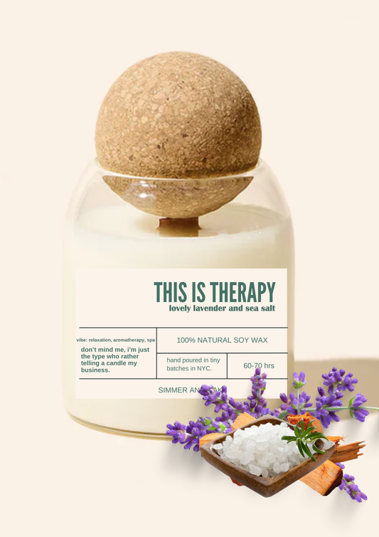 THIS IS THERAPY- SOY MOOD CANDLE
